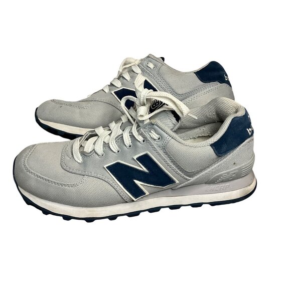 New Balance Womens WL574HRS Gray & Navy Sneakers Size 9 US athletic running - Picture 5 of 10